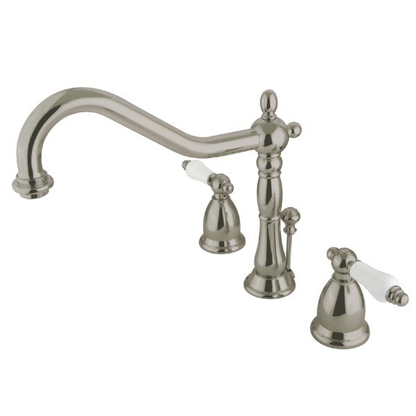 8" Widespread Bathroom Faucet, Brushed Nickel